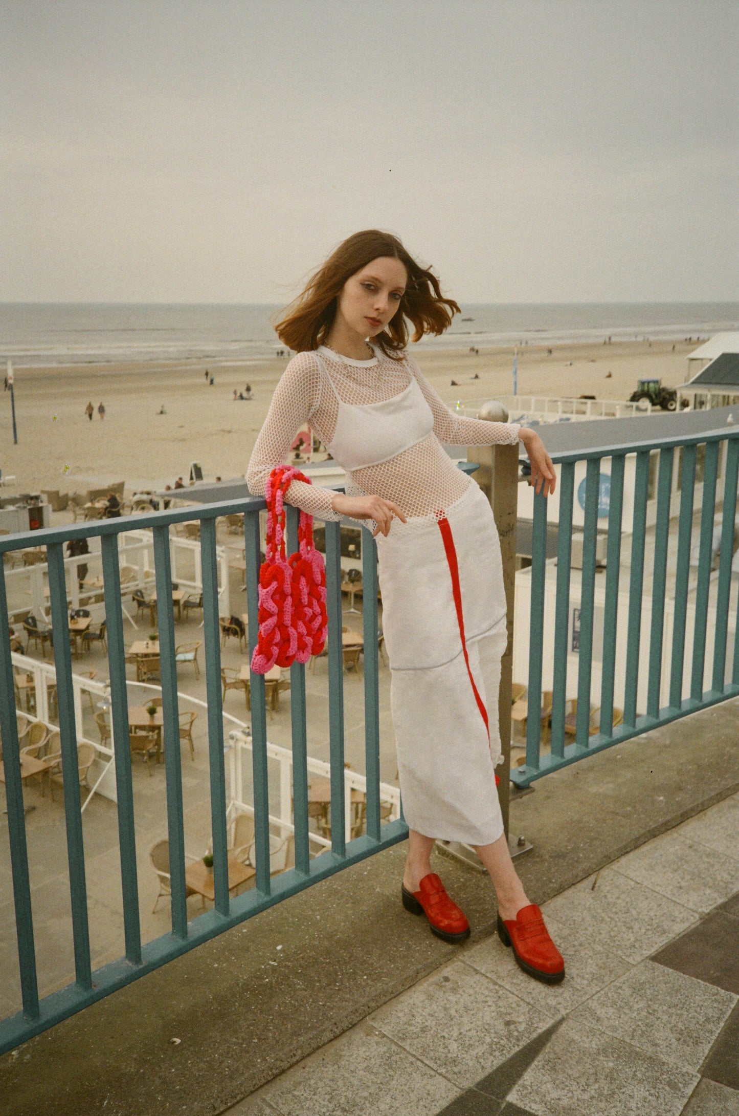 Pink and Red Loop Bag
